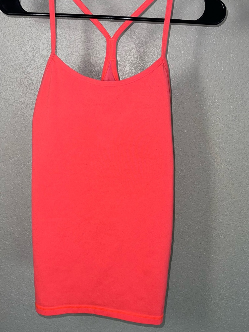lululemon athletica Neon Coral Strappy Tank